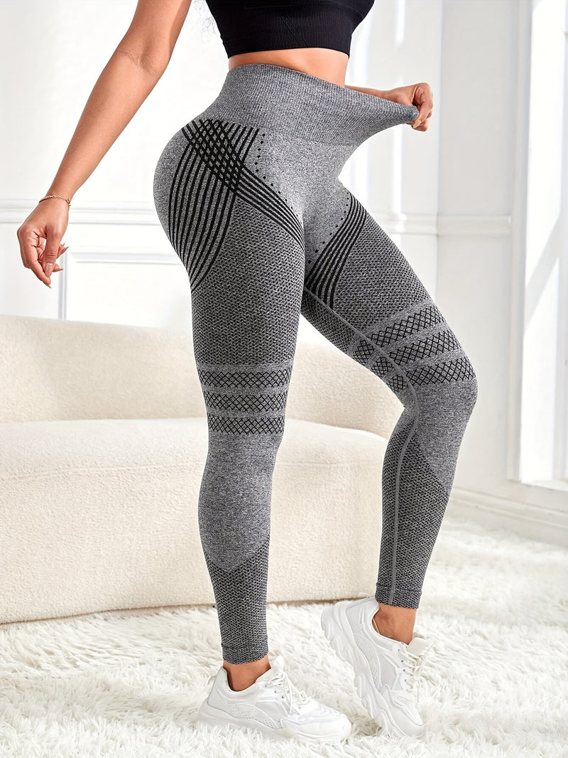 Calça legging feminina cintura alta sem costura treino academia novidade