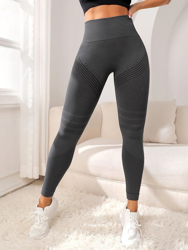 Calça legging feminina cintura alta sem costura treino academia novidade